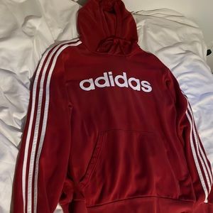 red adidas hoodie